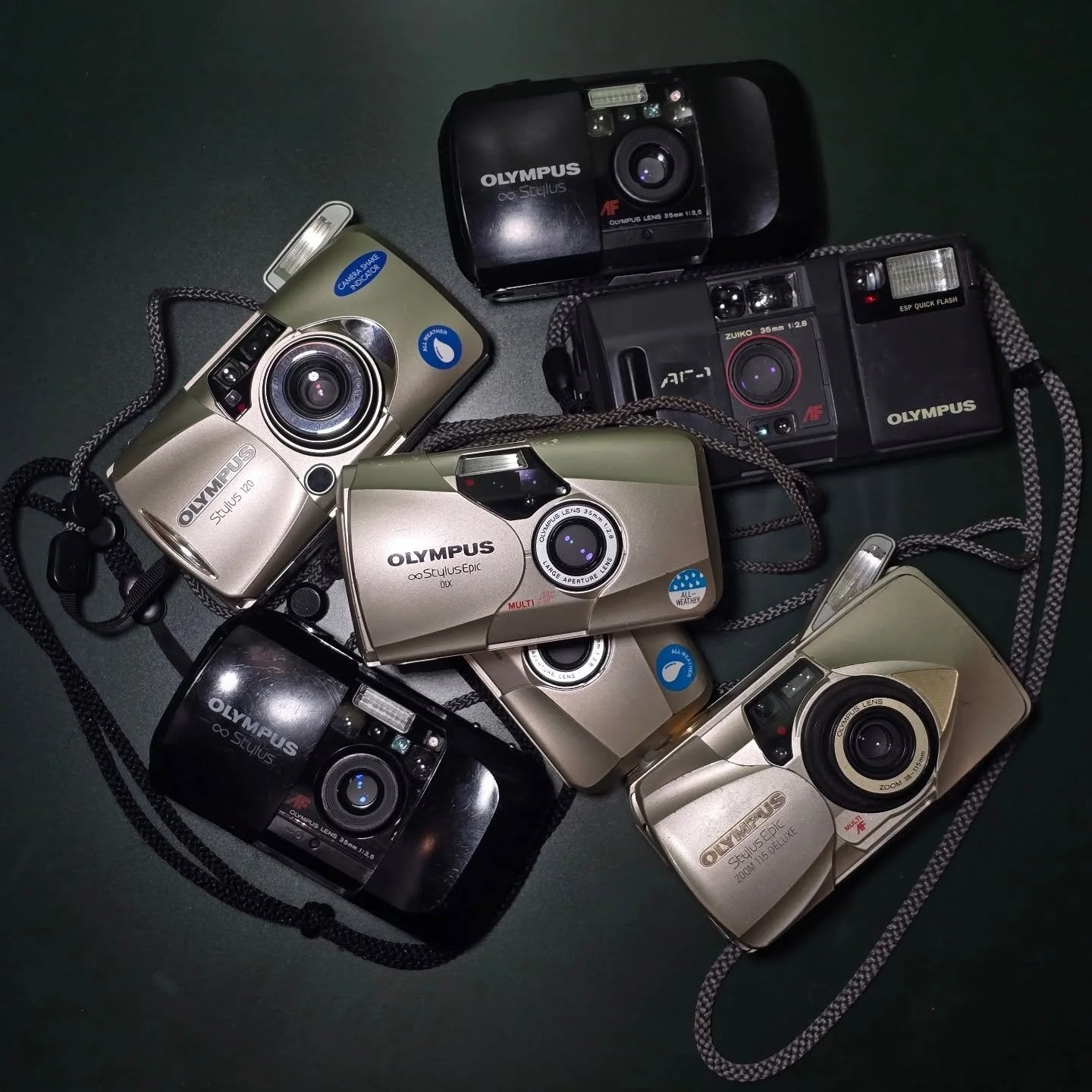 Nothing beats the camera you have with you! We've scoured far and wide to continue to bring yall as many of these wonderfully compact and sharp lil olympus cameras as we can. They're all slightly different from eachother so definitely swing by and ch