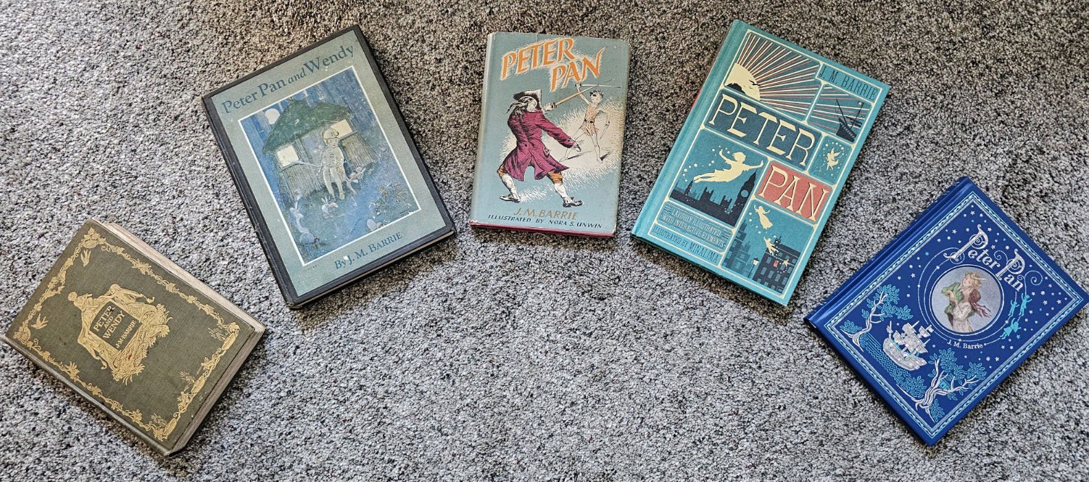 My Peter Pan book collection