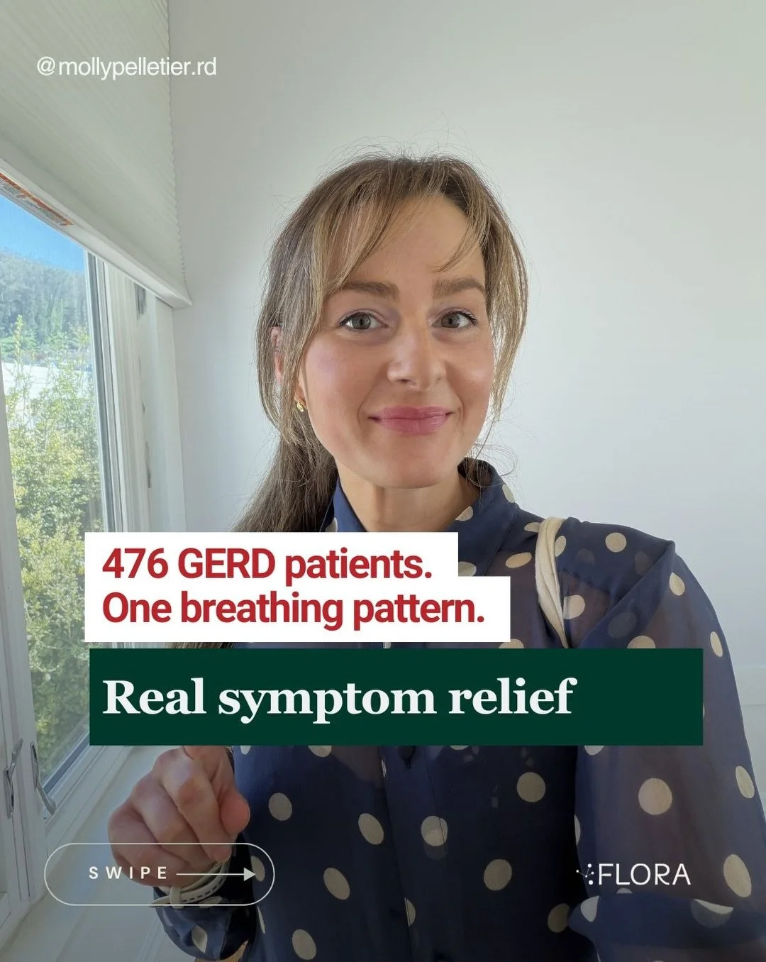 A 2026 systematic review and meta-analysis just confirmed something I have been telling my clients for years.

Diaphragmatic breathing significantly reduces GERD symptoms.

The numbers: 10 randomized controlled trials. 476 patients. A pooled effect s