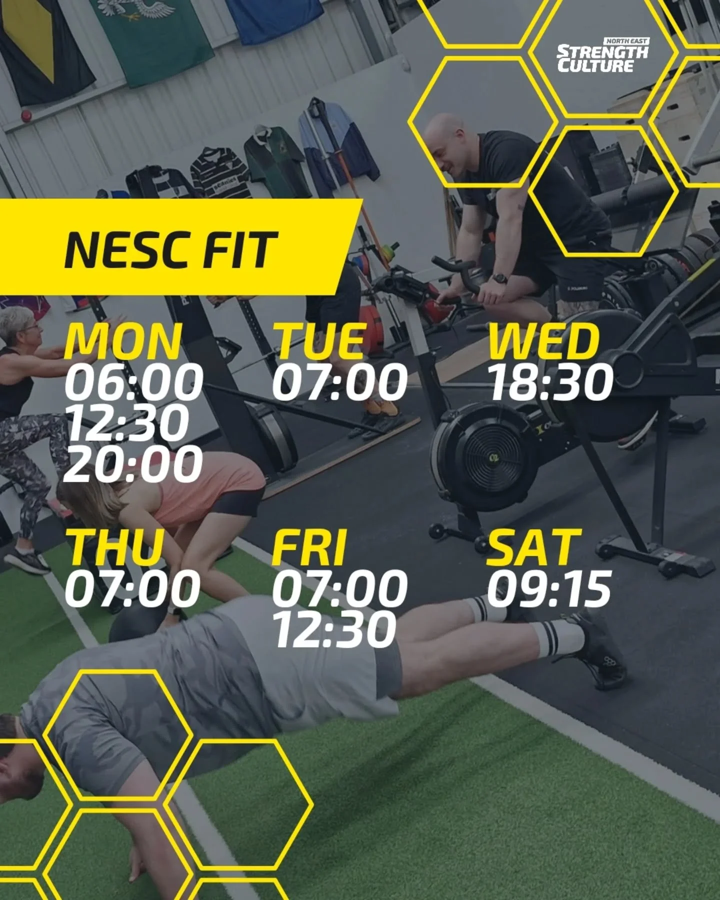 NESC FIT: Ready to boost your stamina, de-stress, and have a blast? 🔥 Our fast-paced functional fitness small group classes are designed for all ages and abilities, with a new challenge every session!
🩶 Coaches:
Stace @sf_coaching_ne
Katherine @ks
