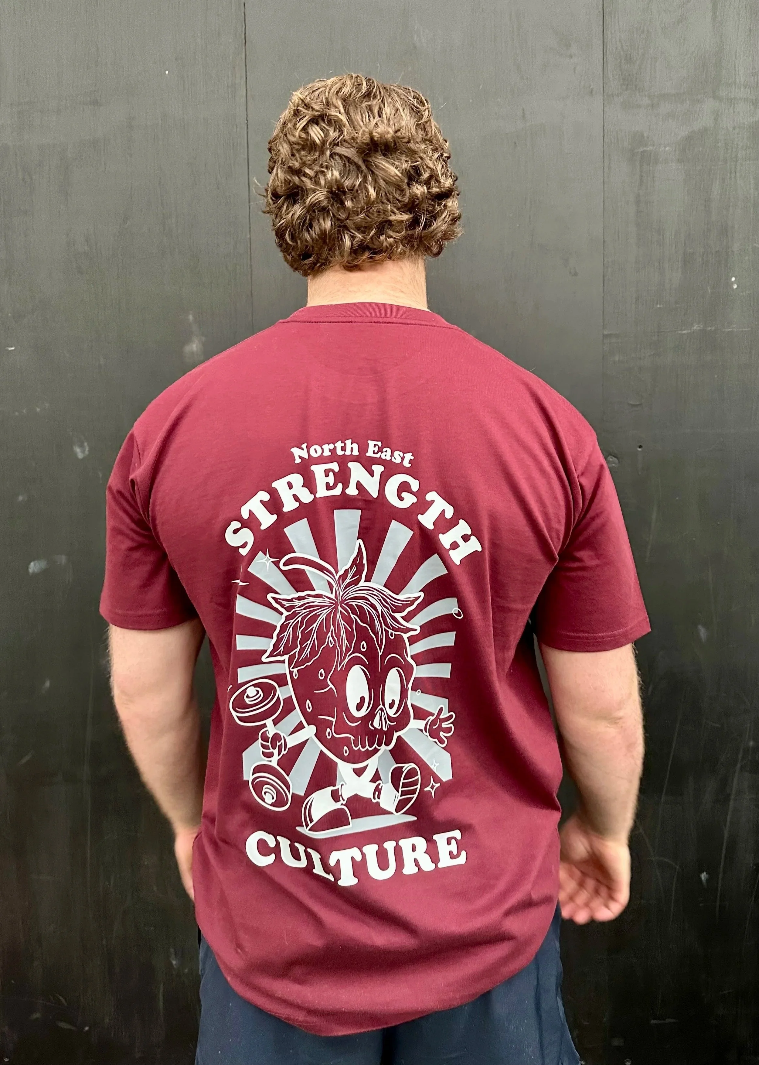 Burgundy Strawbs Tee