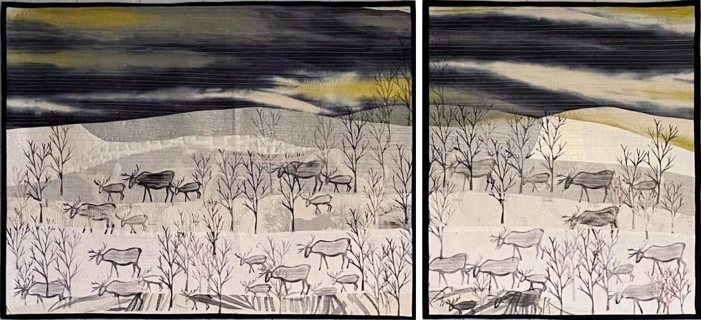 Vandring Mot Mørketid - H 57 cm W 129 cm