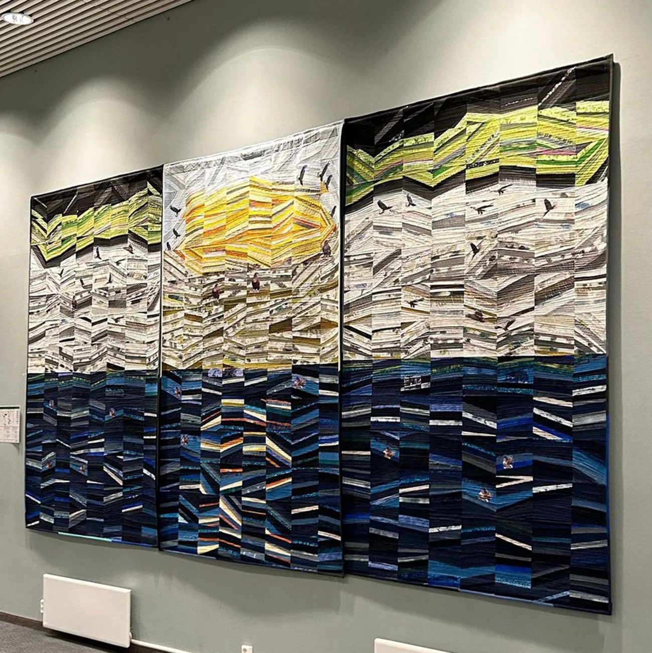 Commission - Sommarøy, Kaihuset 2 - January 2019

Wide shot of the triptych commissioned for Sommarøy Conference Centre, inspired by the scenery and seasons in the local area. 

W 5 m x H 2.6 m

https://sommaroy.no/no/moter-og-konferanser/
