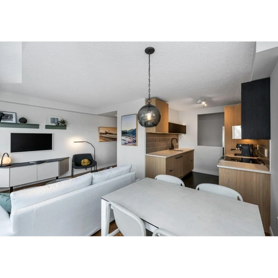 Last year, we had the pleasure of collaborating with @swedekitchens on a kitchen and bathroom renovation for a stunning condo in downtown Victoria &mdash; and the results are everything. 

Our clients arrived with a clear vision: a functional layout,