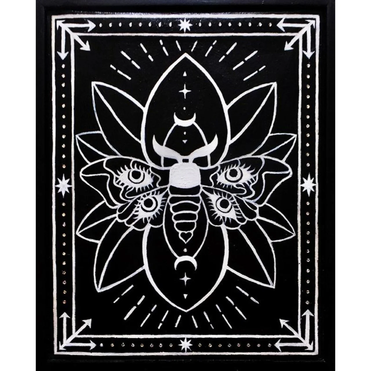 "Lotus Flower and Moth" by Kumi Hirose