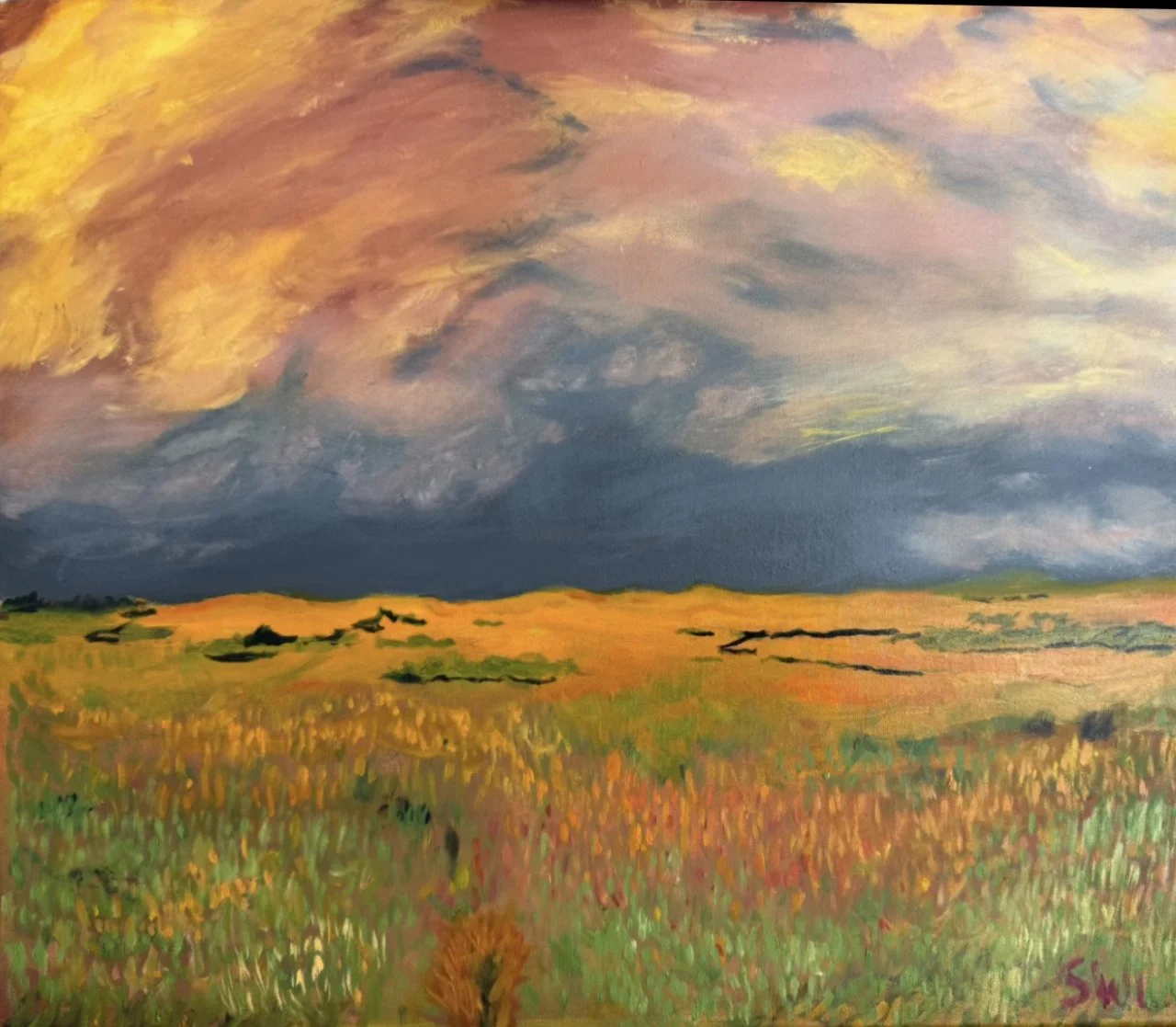 Summer Storm in Lesotho Lowlands