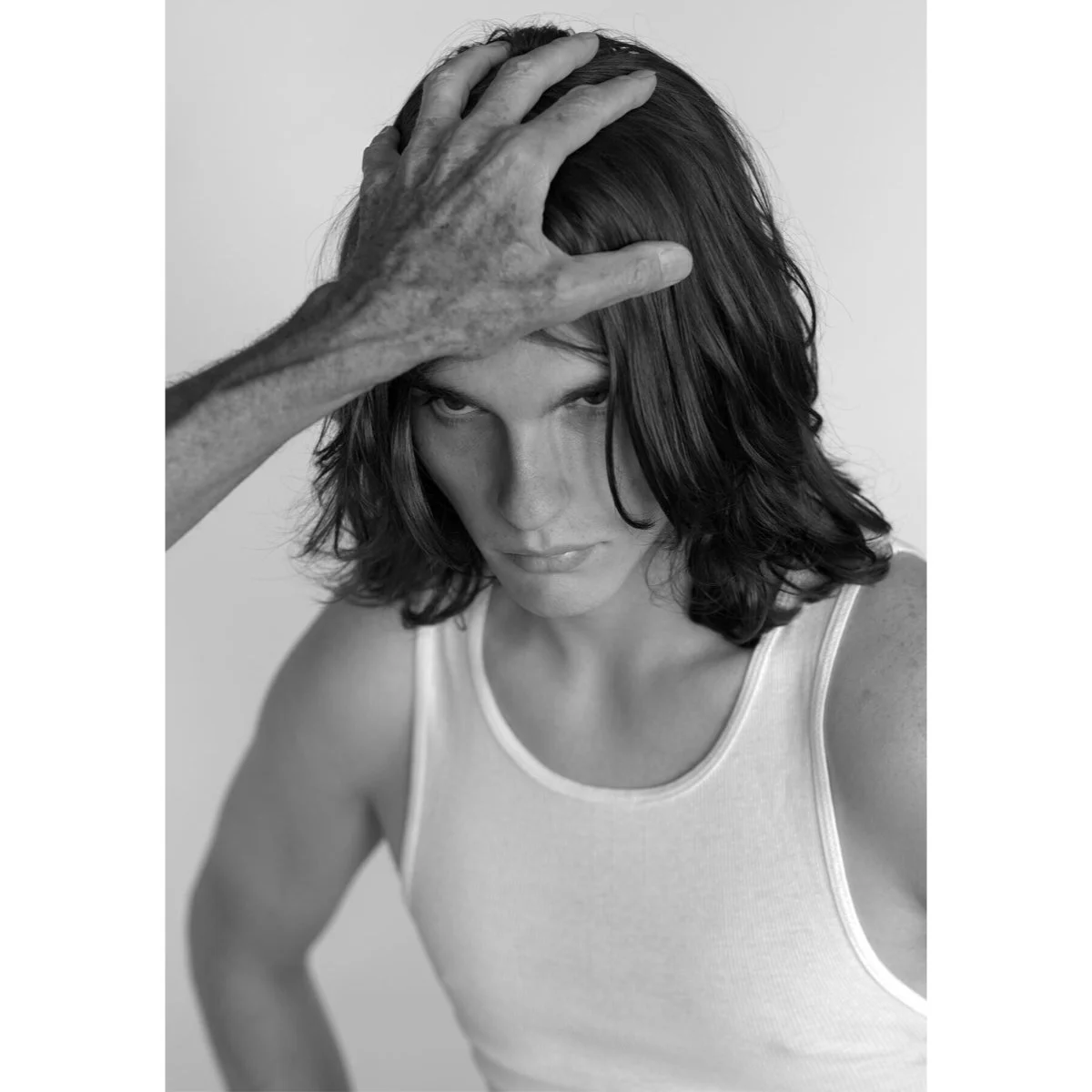 Michael James O'Brien, "My Hand on Sam's Head"