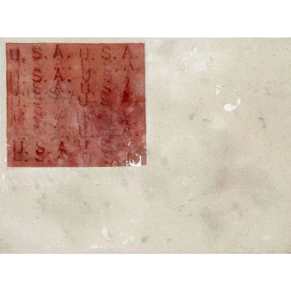 JIllian Van Volkenburgh, "Flag (Bood Rust No.2)"