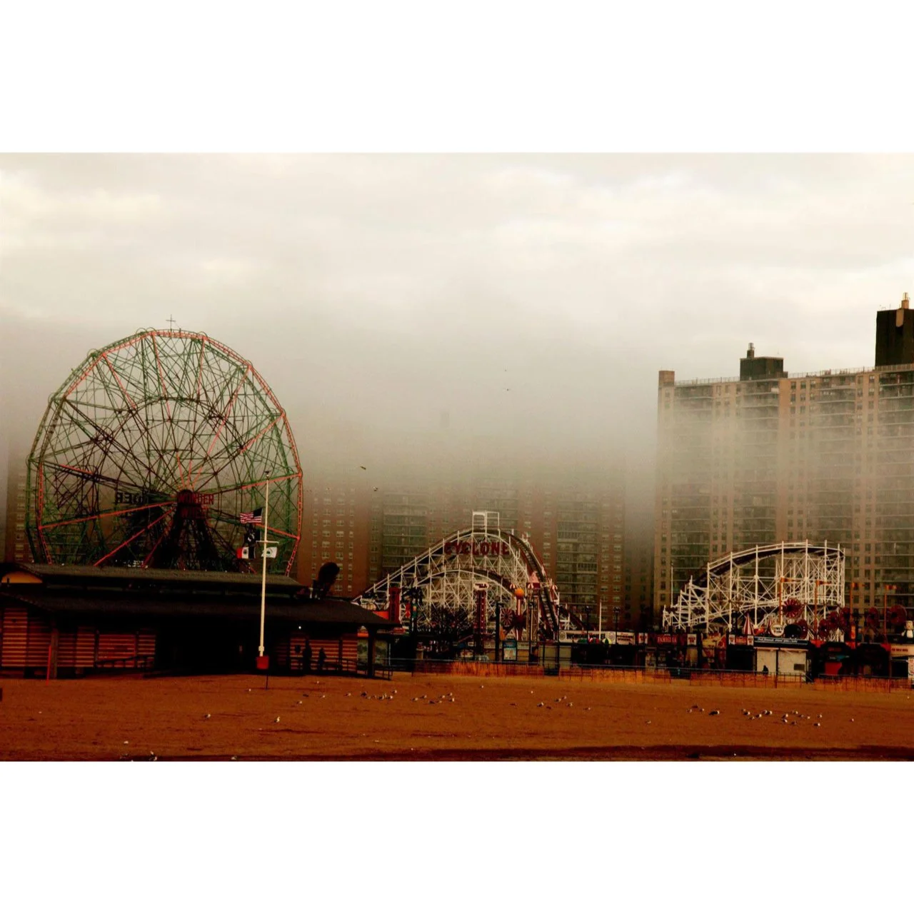 "Foggy Coney Island" by Richard Resnick