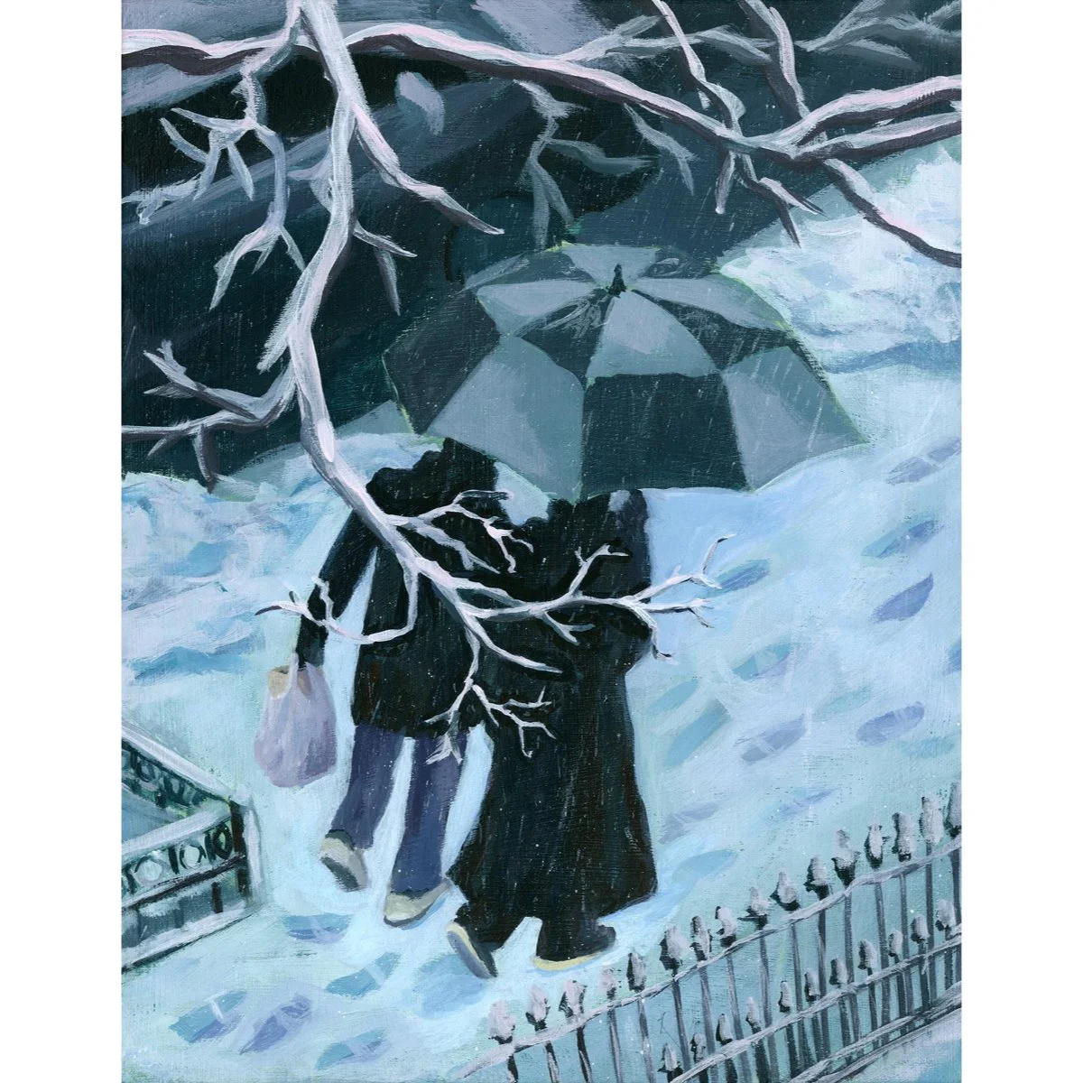 Amy Ciavolino, "Out and About in the Blizzard "