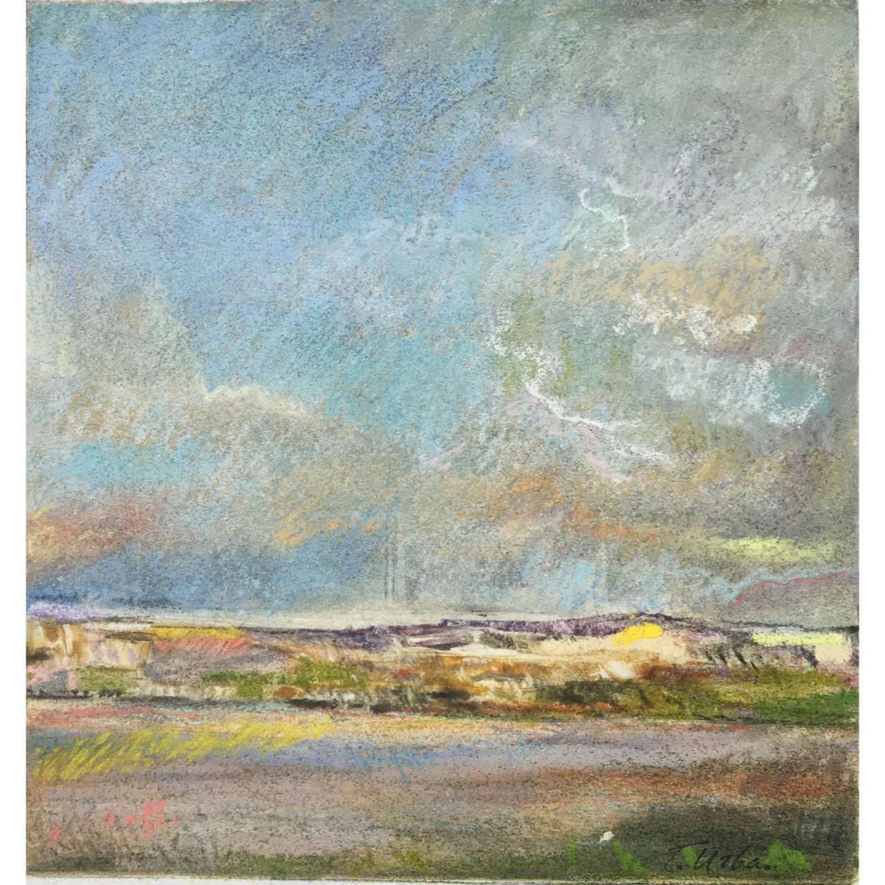 "Rain, Escalante Steps" by Therese Urban