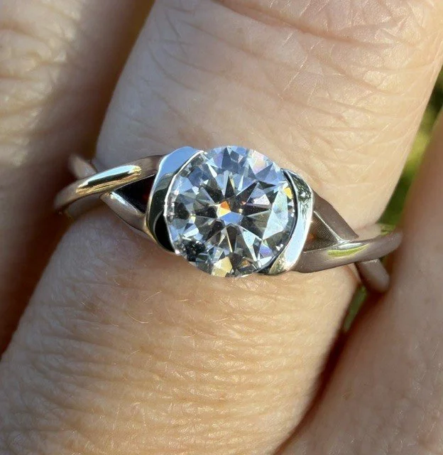 Custom Twiested Moissanite Engagement Ring.jpg