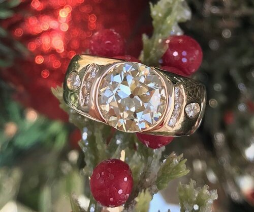 Lora's+Custom+14k+Yellow+Gold+2.24ct+Round+Half+Bezel+Diamond+Ring.jpg