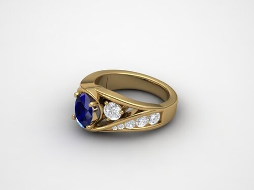 Custom+14k+Yellow+Gold+Sapphire+&+Moissanite+Fashion+Ring+-+2+(1).jpg
