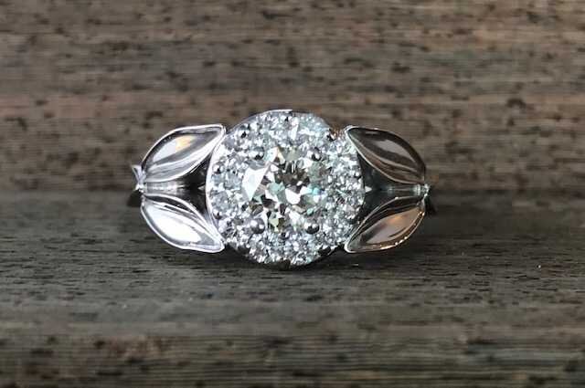 Custom+14k+White+Gold+Organic++Diamond+Engagement+Ring+Using+Customer's+Diamonds.jpg