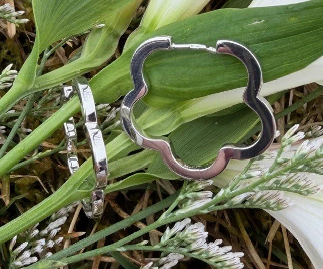 Fashion Silver Hoop Earrings