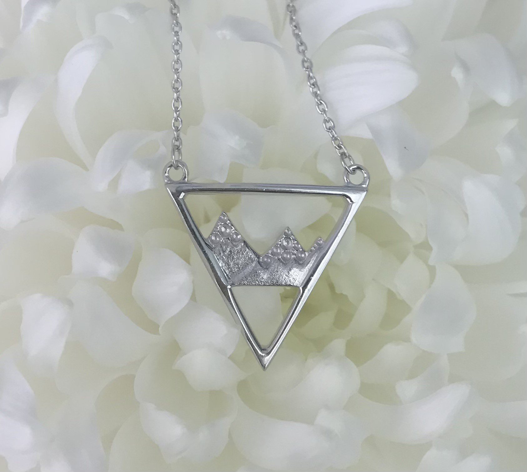 Trillion Mountain Scene Necklace - 2.jpg