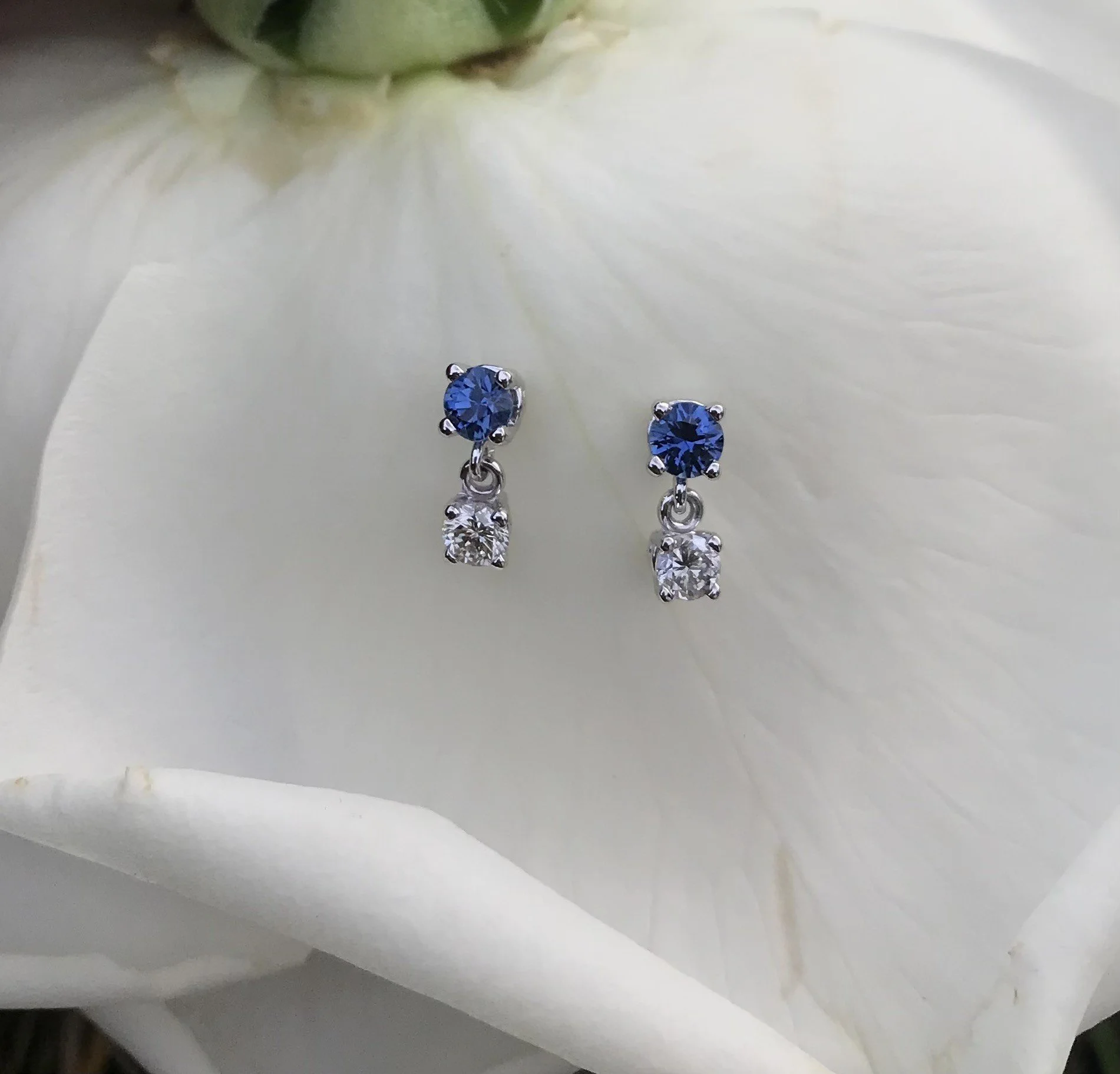 Collection Stones - Brilliant Blue Yogo Sapphire Dangle Earrings.jpg