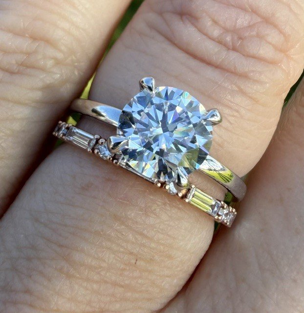 Dainty Rose Gold Baguette Diamond Wedding Band2.jpg