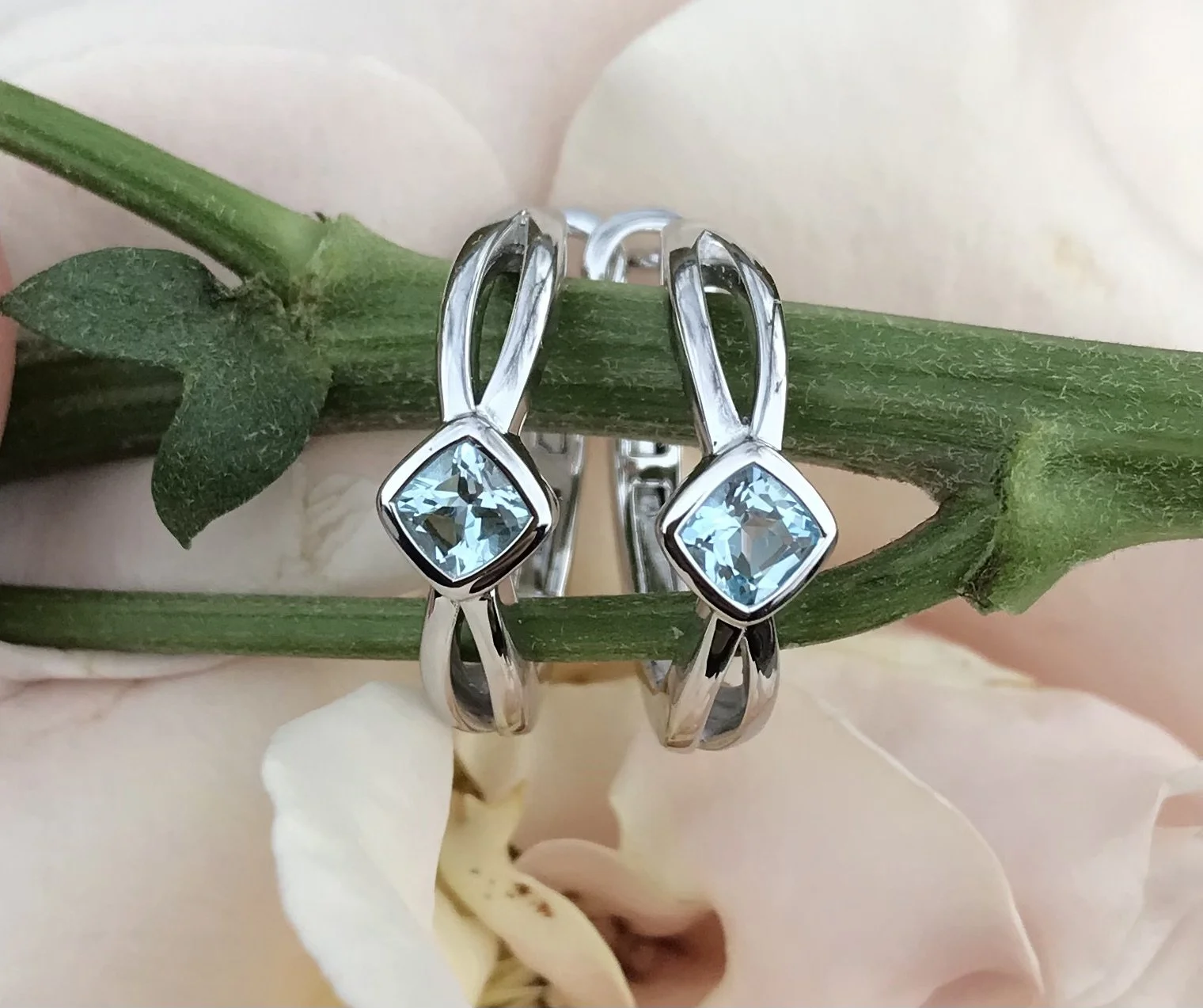 Blue Topaz Hoop Earrings.jpg