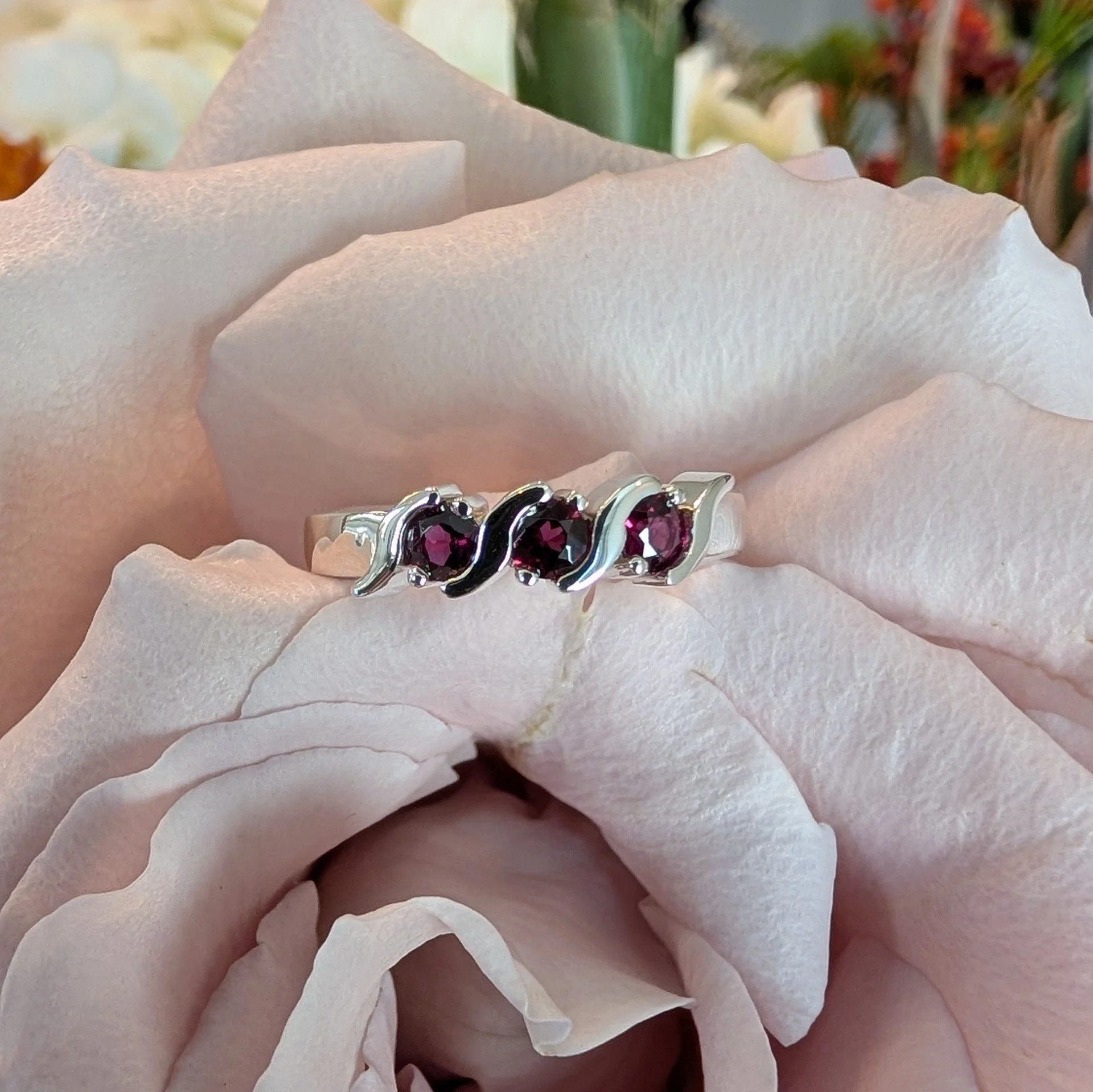 Red Garnet Three Stone Ring 3.jpg
