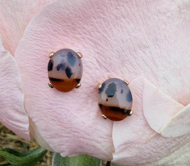 Gold Montana Agate Stud Earrings.jpg