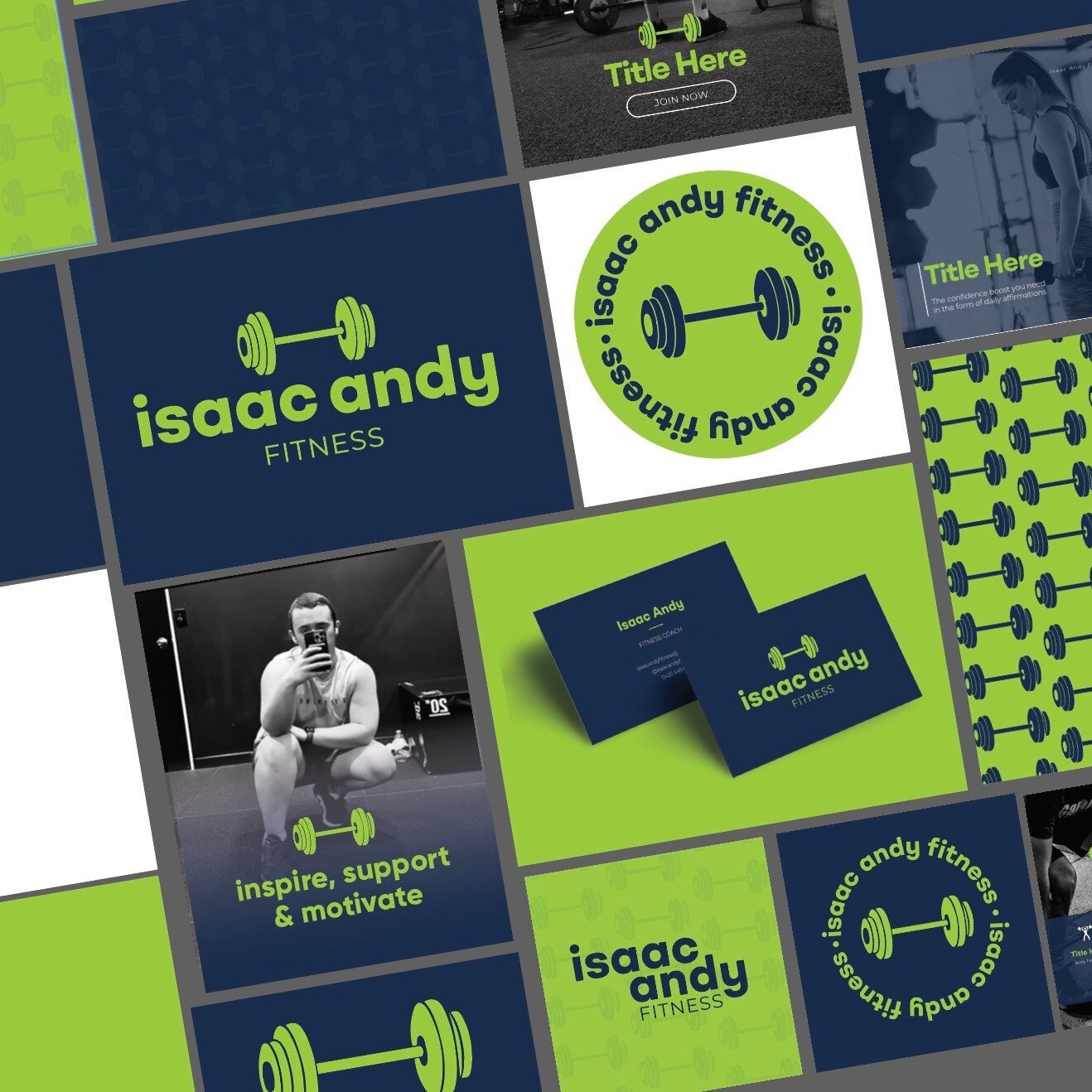Look how amazing the brand board is for @isaacandyfitness 💪🏼🤩

With just the basic package, we effectively created this amazing branding which encapsulates the brands personallity perfectly with its colours and font! We used those bright, bold col