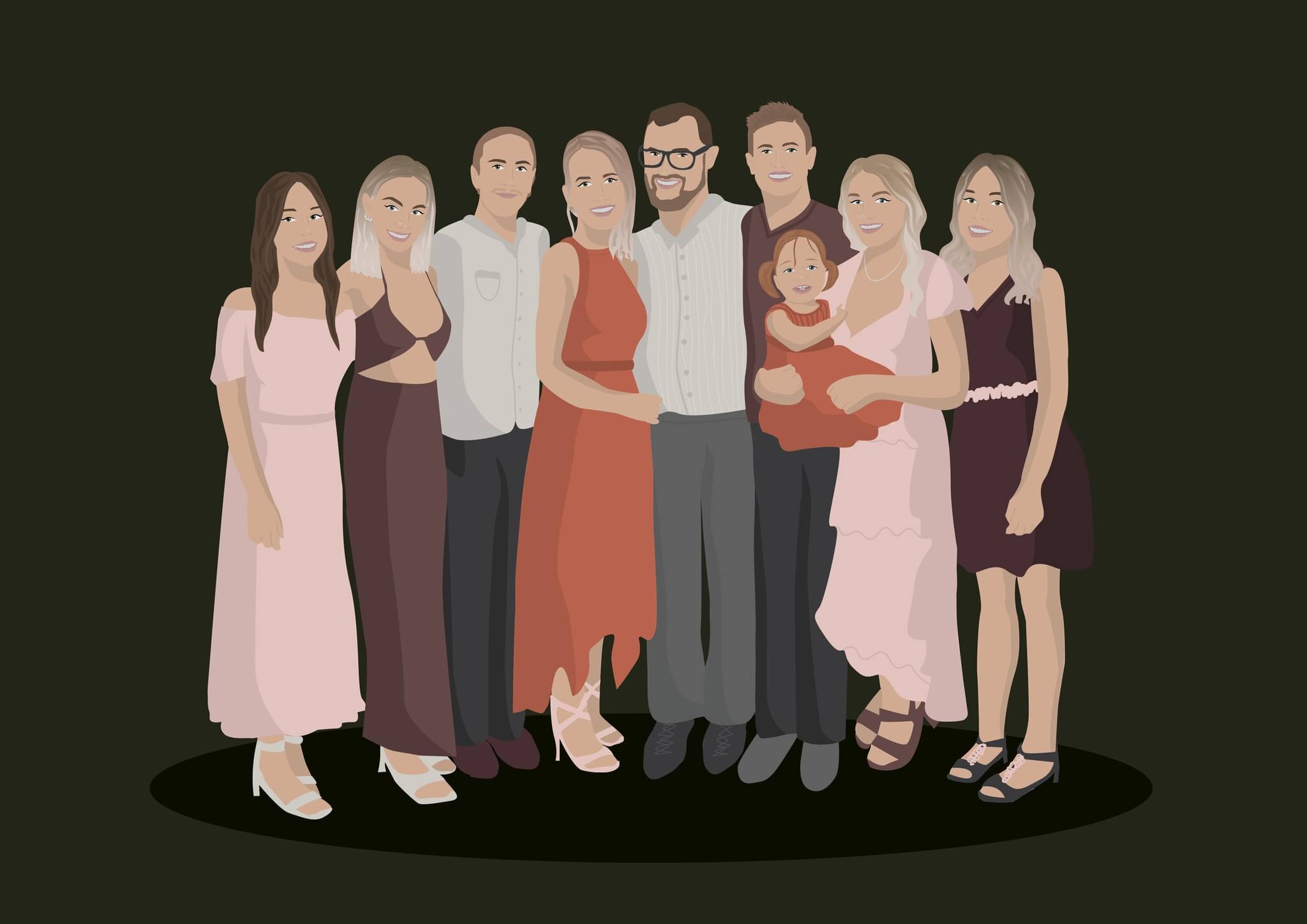 Throwback to one of my many fave digital drawings that i have created for a Christmas gift!

I am so grateful that I have an opportunity to create something magical for all my clients, friends and family for them to look at for many years to come! 🥰