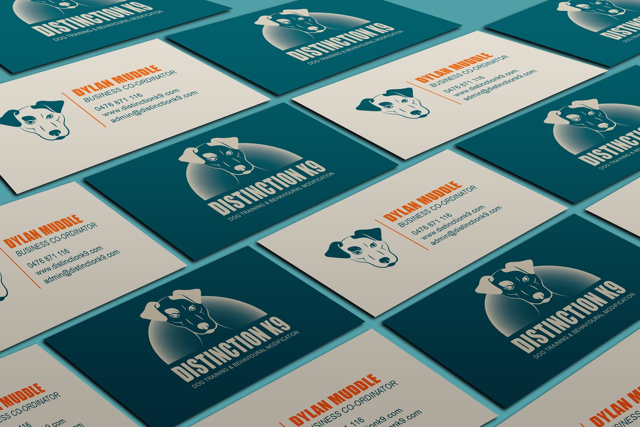 Check out our sleek new business cards for  Distinction K9! 🤩💙

Featuring the brand's vibrant colours, these cards are designed to make an impact. With a modern, professional look and a touch of playfulness, they reflect the brand's commitment to t