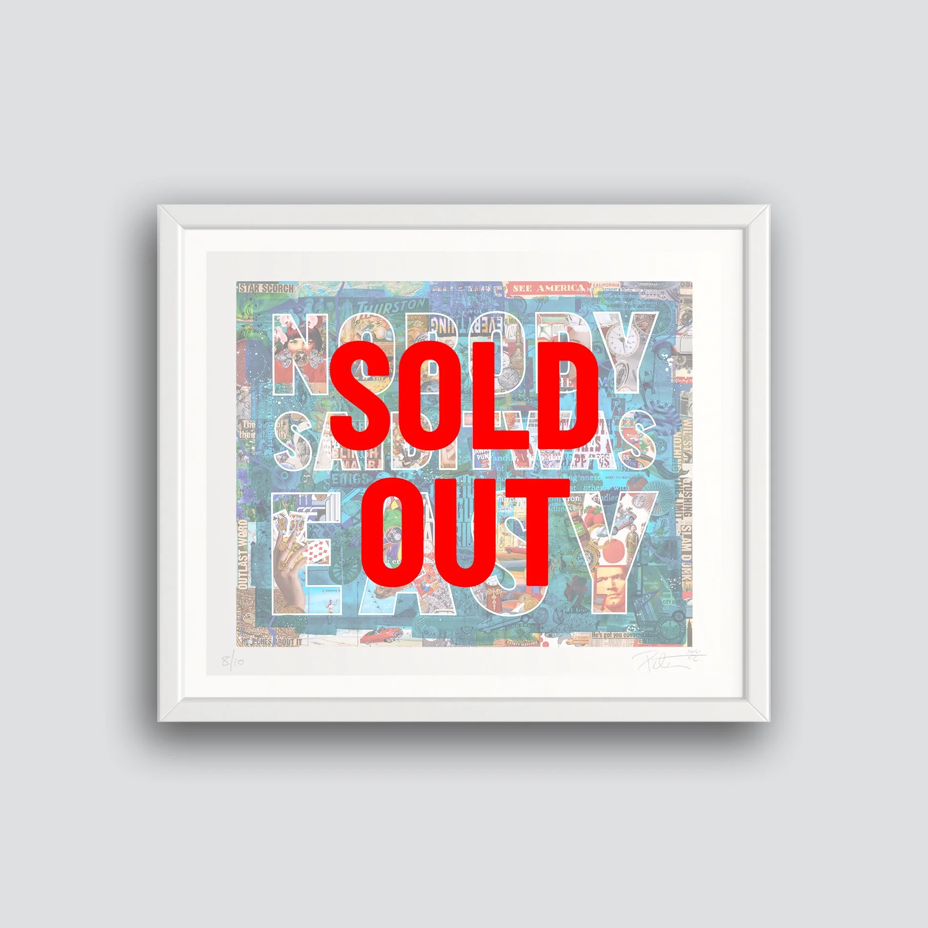 NOBODY SAID IT WAS EASY