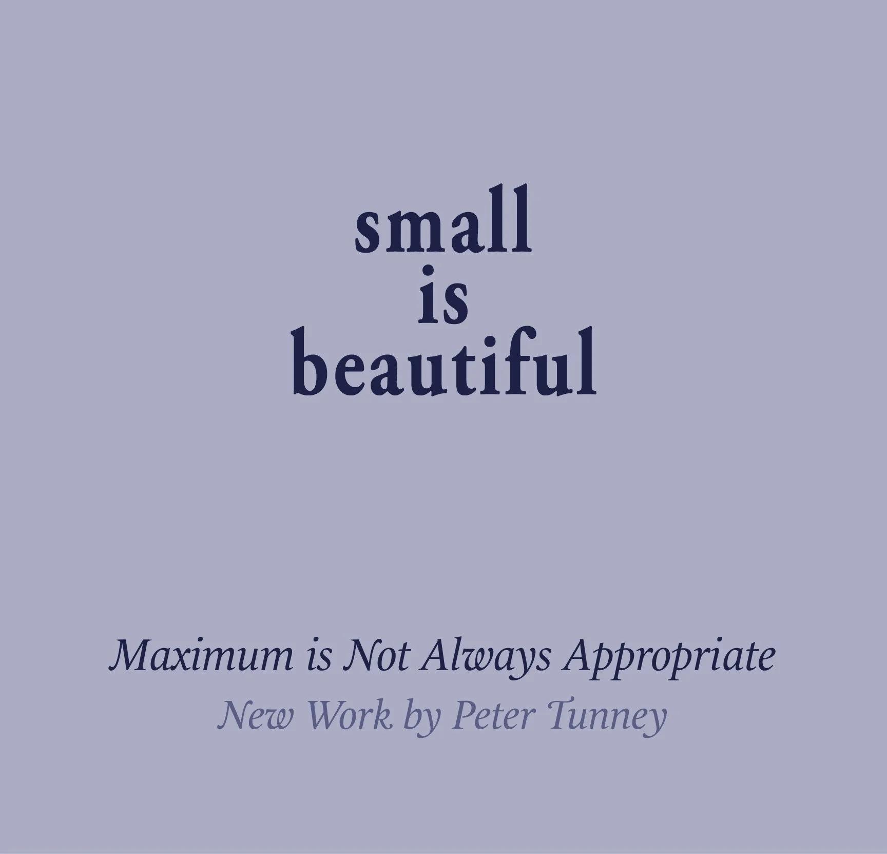 Small is Beautiful - Miami Art Week 2025