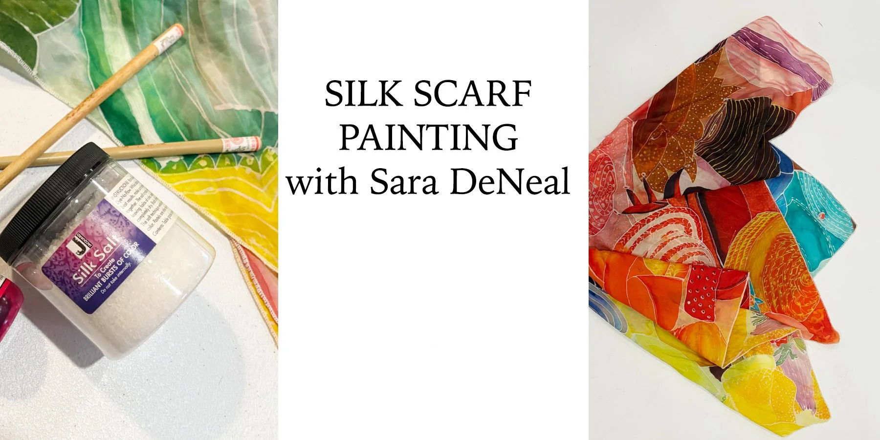 Silk Scarf Painting with Sara