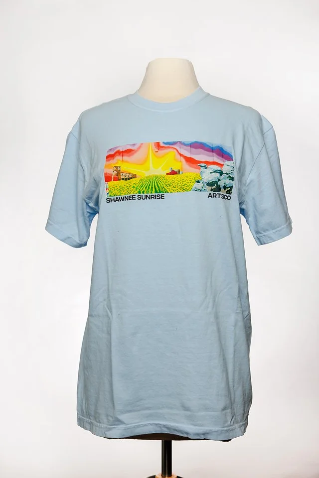 Mural T-shirts - LIGHT BLUE