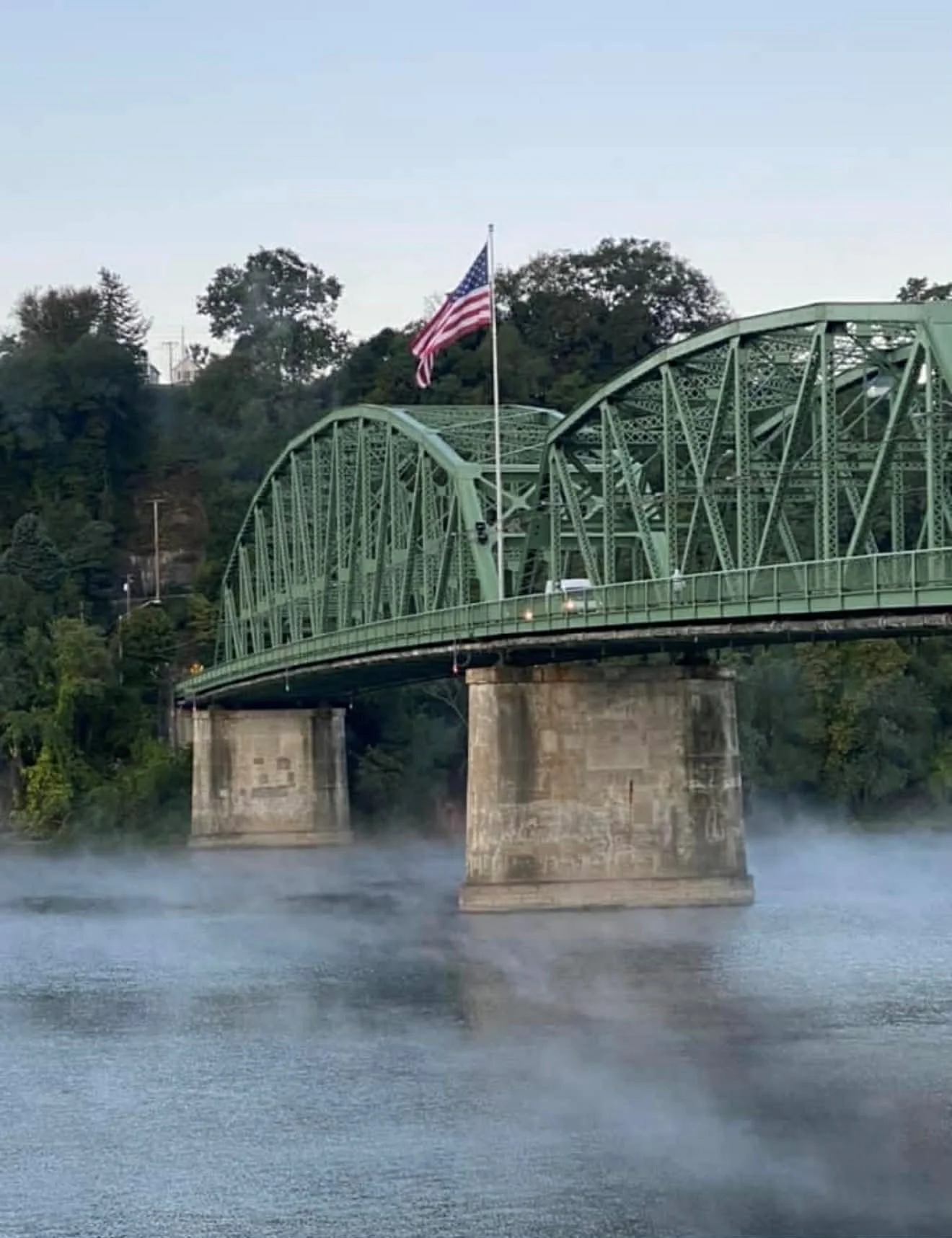 bill blose bridge with flag.jpg