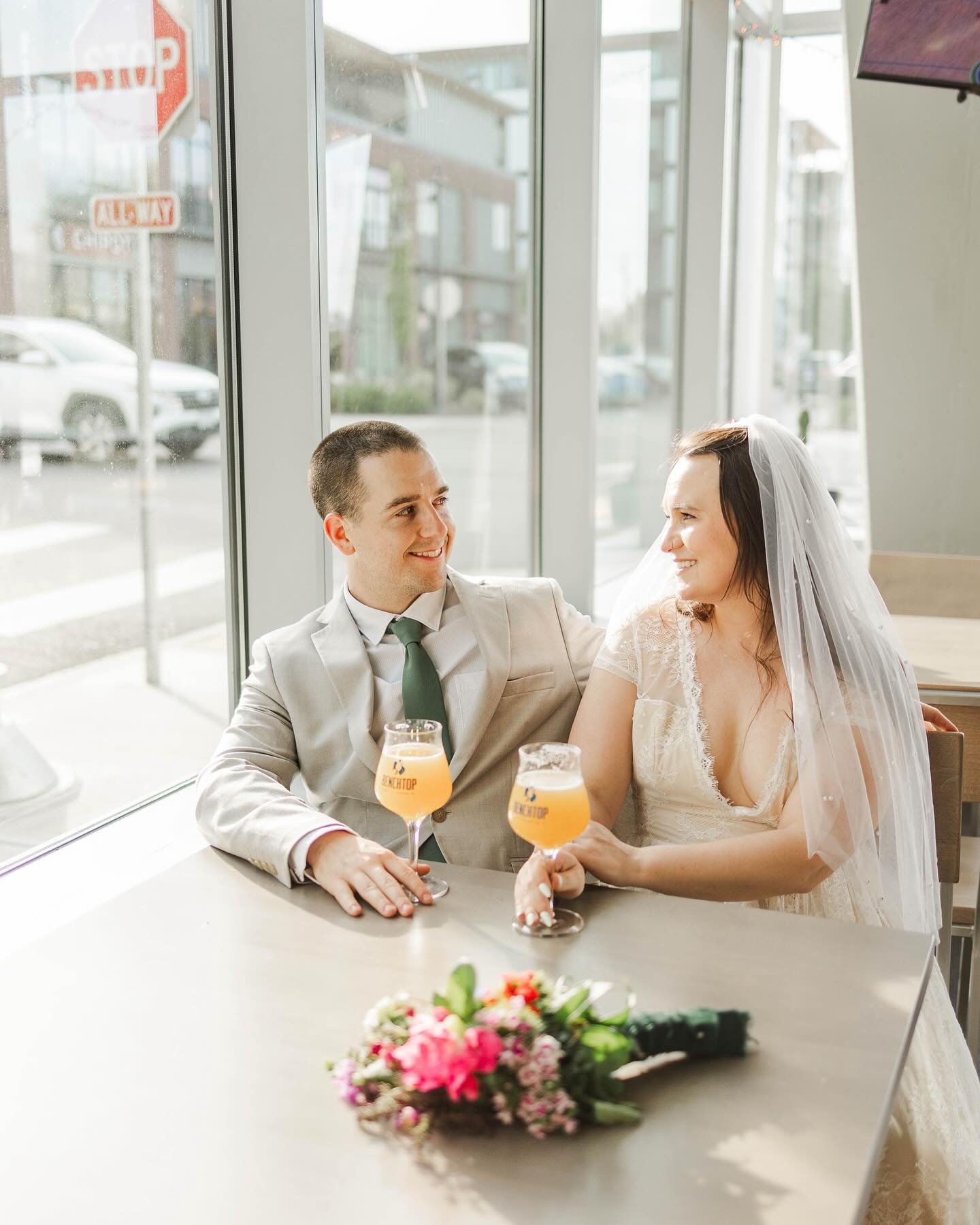 Babe!! Let&rsquo;s go to the brewery after saying &ldquo;I do&rdquo; 🍻

Absolutely enjoyed every minute of this day with Maggie &amp; Kevin. Slowly working through this gallery, and I cannot wait to share more! 🤍

So so so excited for all of the we