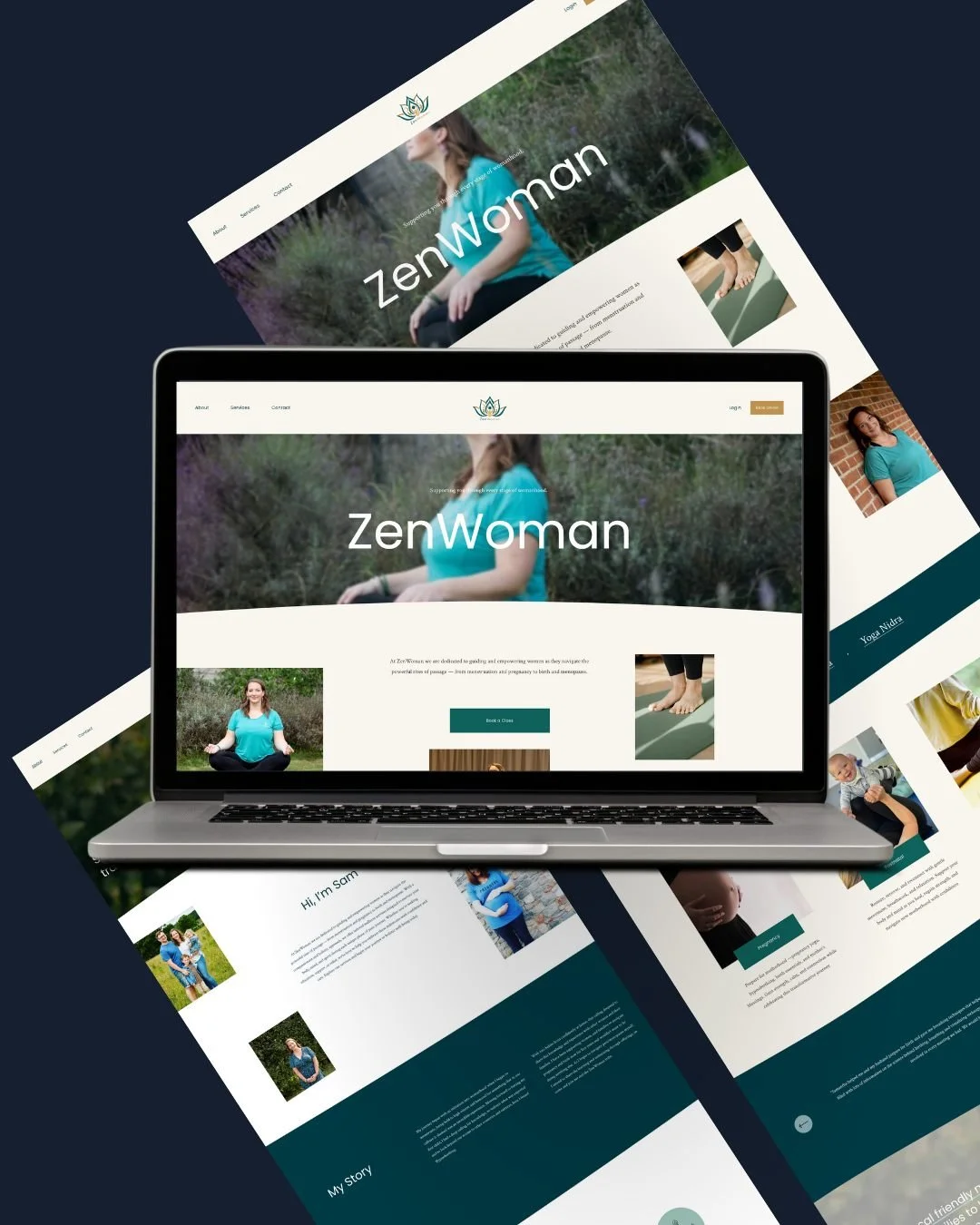 Thrilled to share the new website for Sam and her business, @zenwomanuk. We launched this beautiful project in the spring, and I've been so excited to show it off. 

I'll be sharing a full case study later, but for now, you can check out the new site