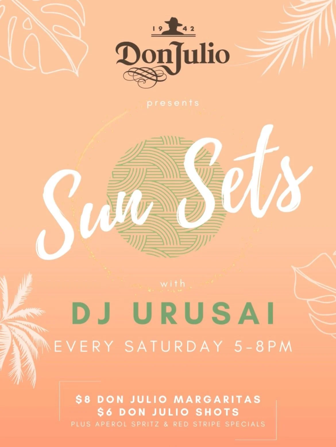 Don Julio Presents Sun Sets At Rackams With Dj Uruasai