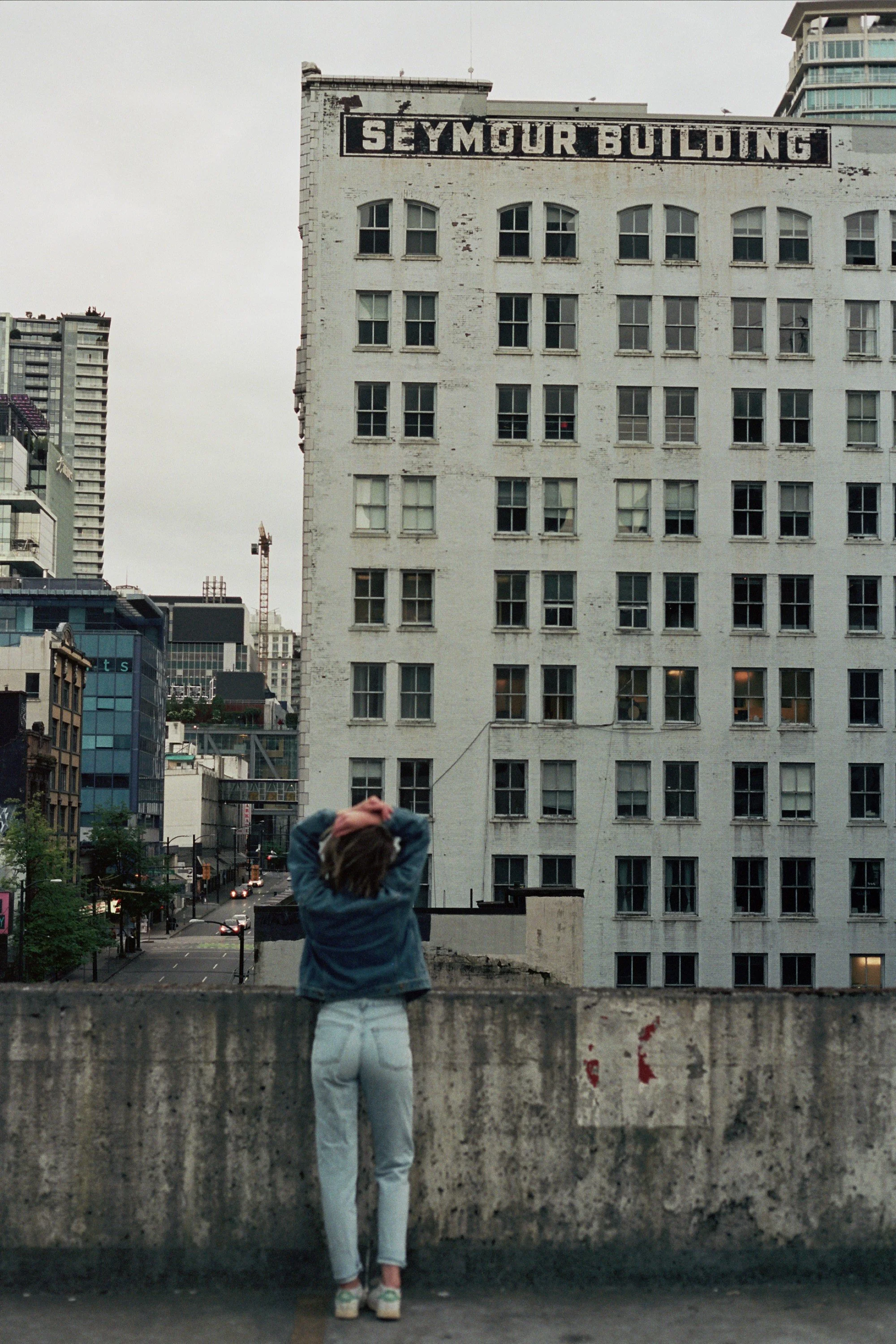 Portrait of Jessica Bate in Vancouver, BC downtown