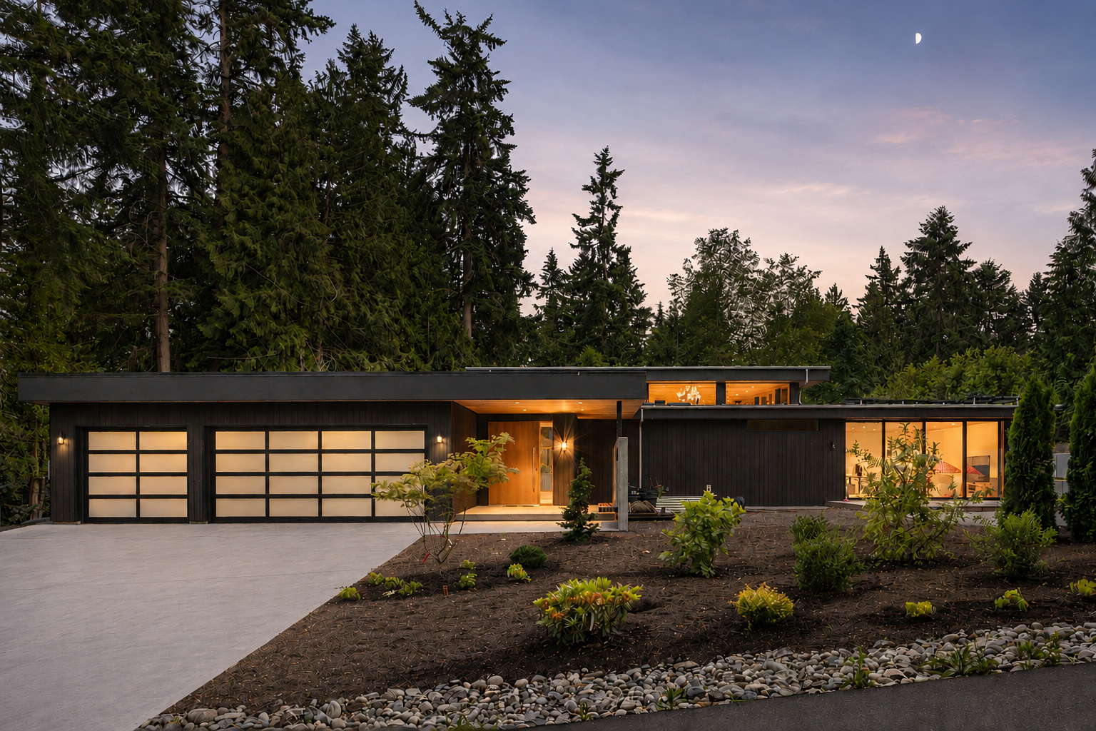 Custom Home_ A Modern "SANHEYUAN" House, Bellevue, WA