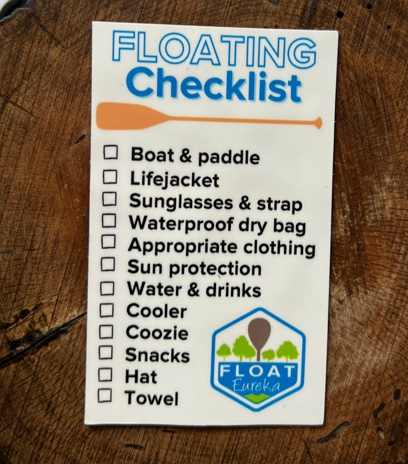 Float Trip Checklist - Magnet — Float Eureka