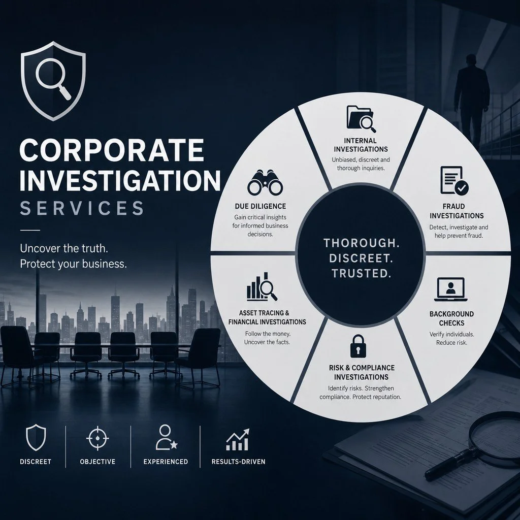 SERVICE SPOTLIGHT:  CORPORATE INVESTIGATIONS