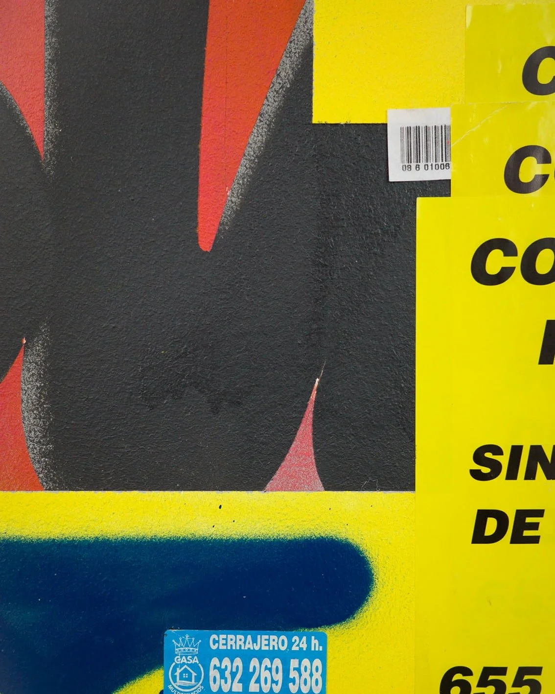 #detail #painting

Detalle de FORUM #025
_____

FORUM #025
Pintura en spray, acr&iacute;lico, papel, stickers_
Panel de madera_
100 x 80 x 5 cm_
2025_