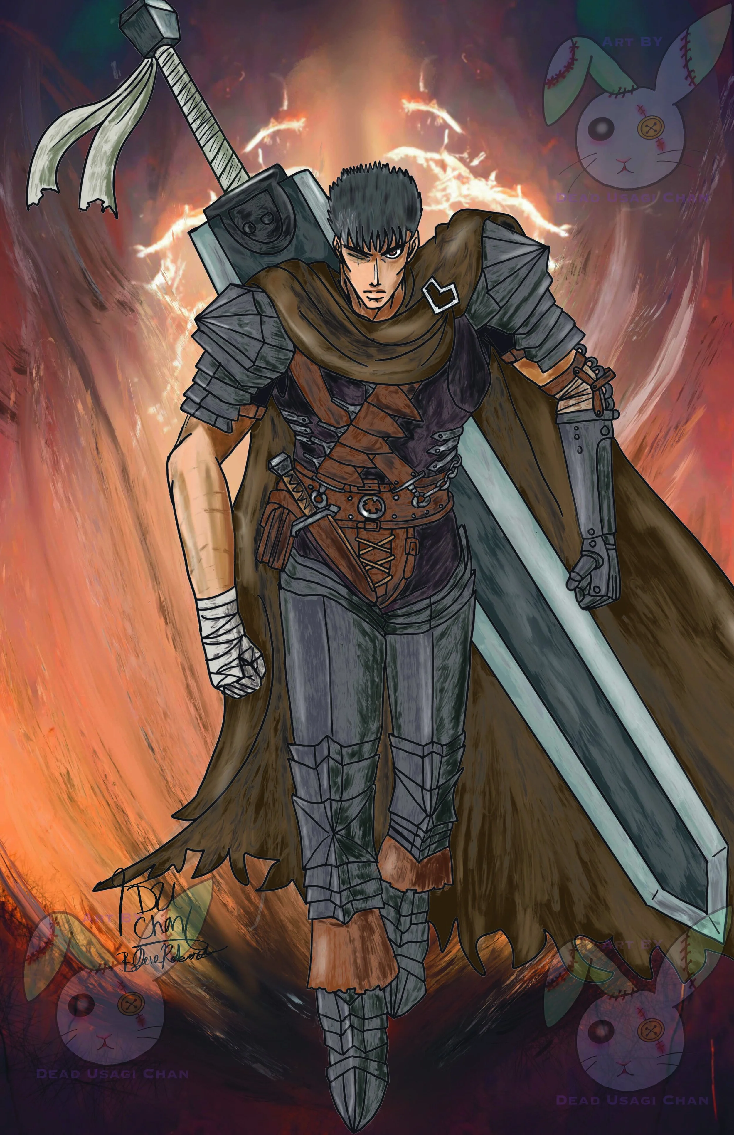 Guts from the classic Manga Berserk