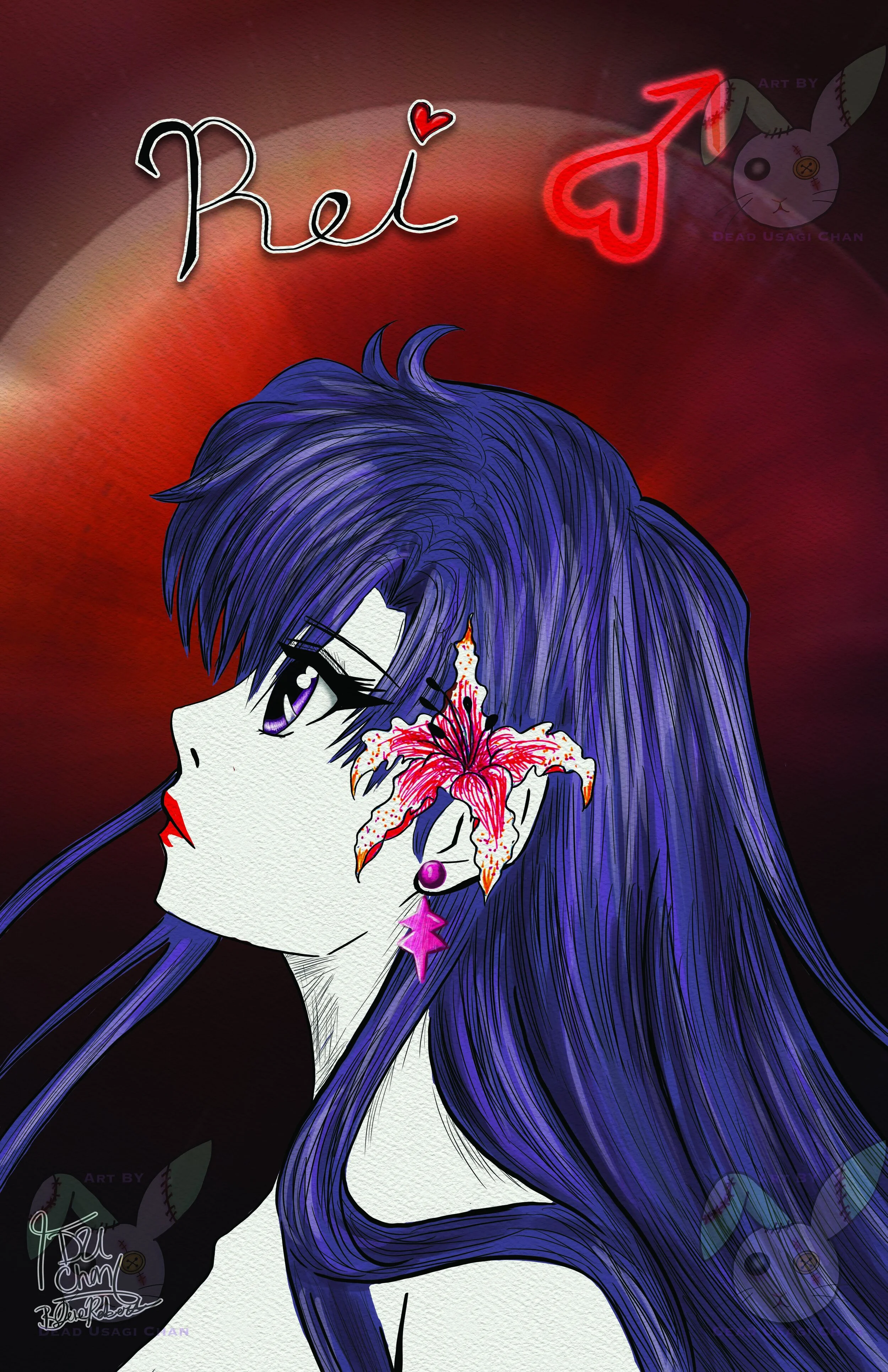 Burning with the passionate flames of Mars