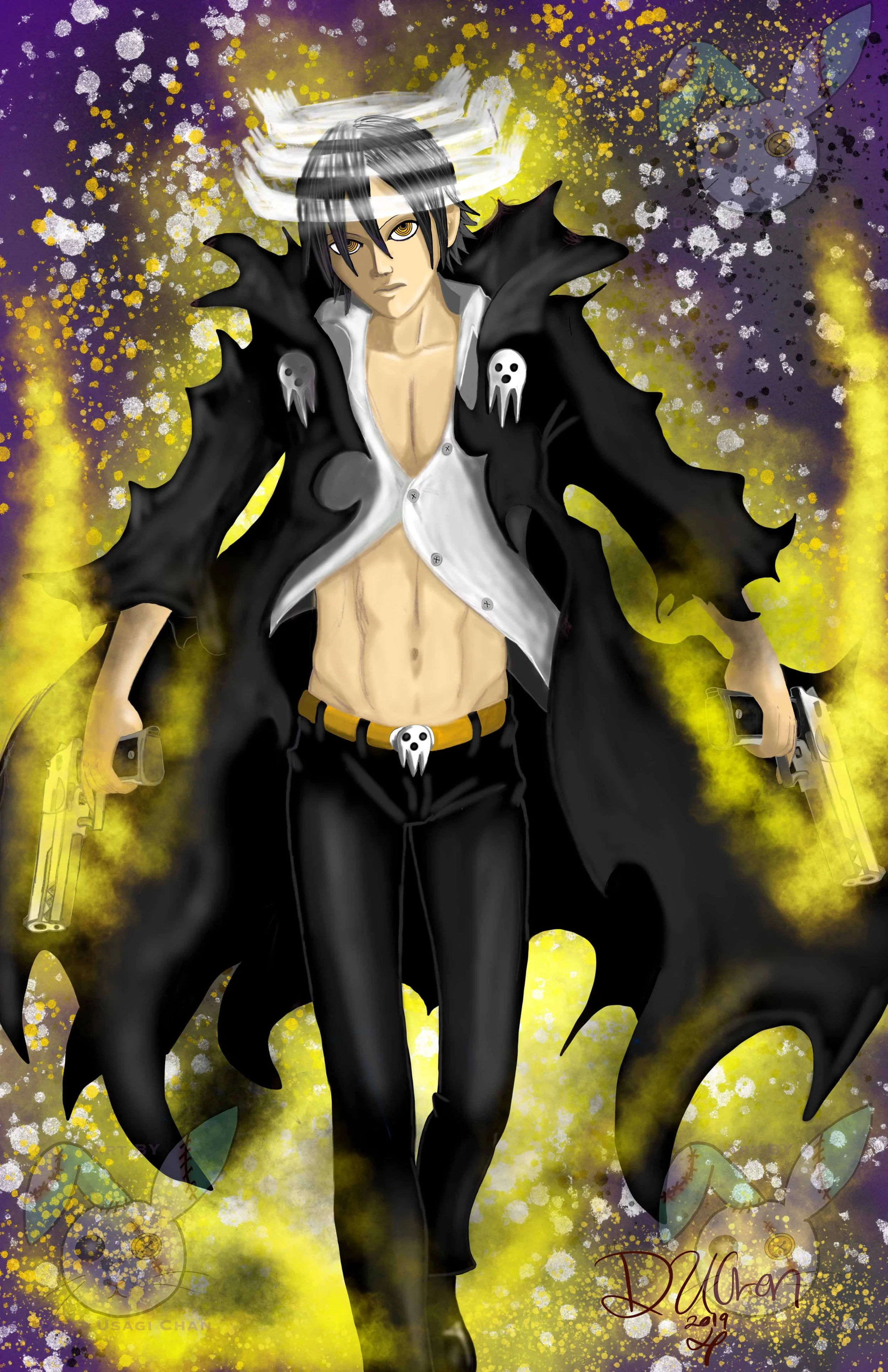 Fully awakened Grim Kid From Soul Eater.