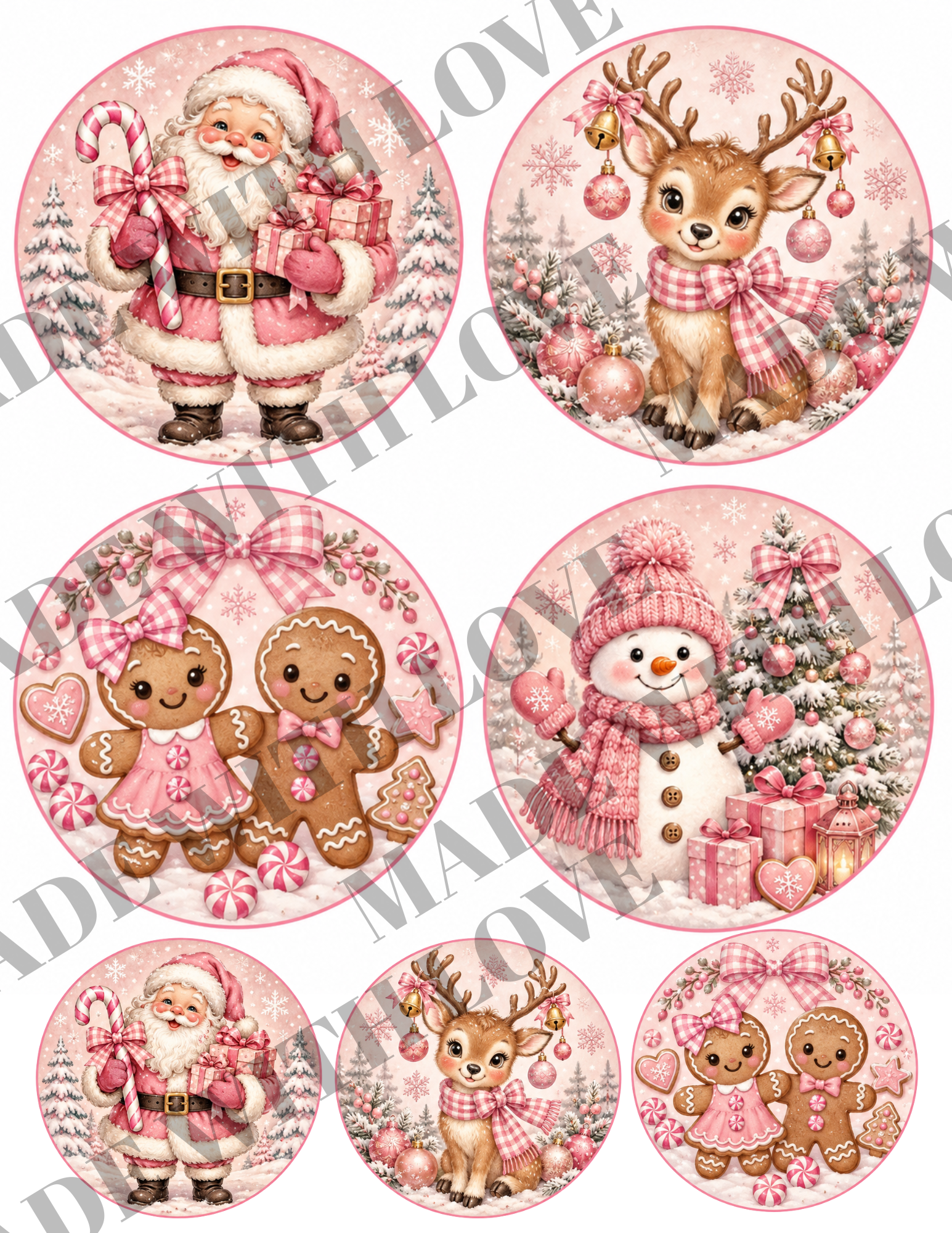 PINK ornaments DOWNLOAD ONLY