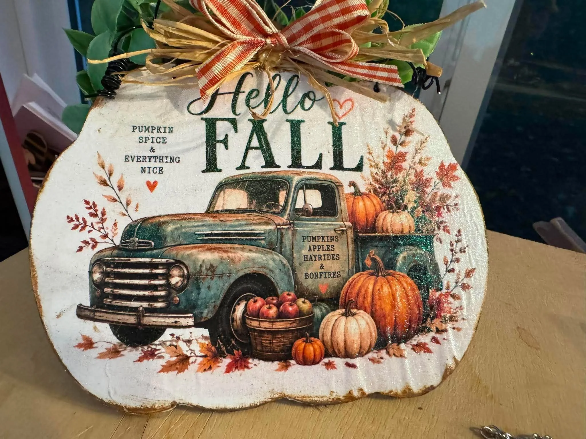 6x5 pumpkin FINISHED sign