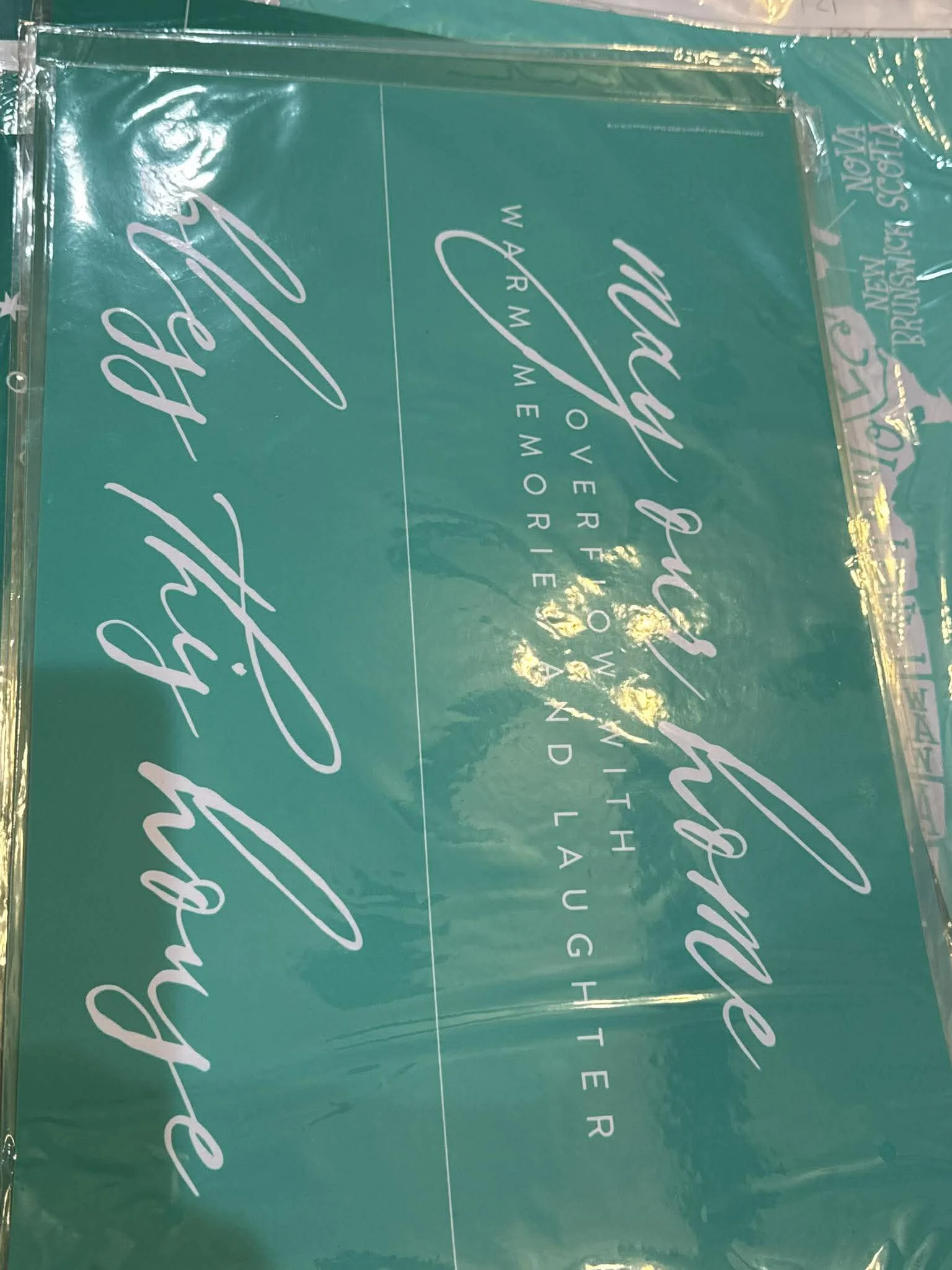 home sayings stencil 12x18