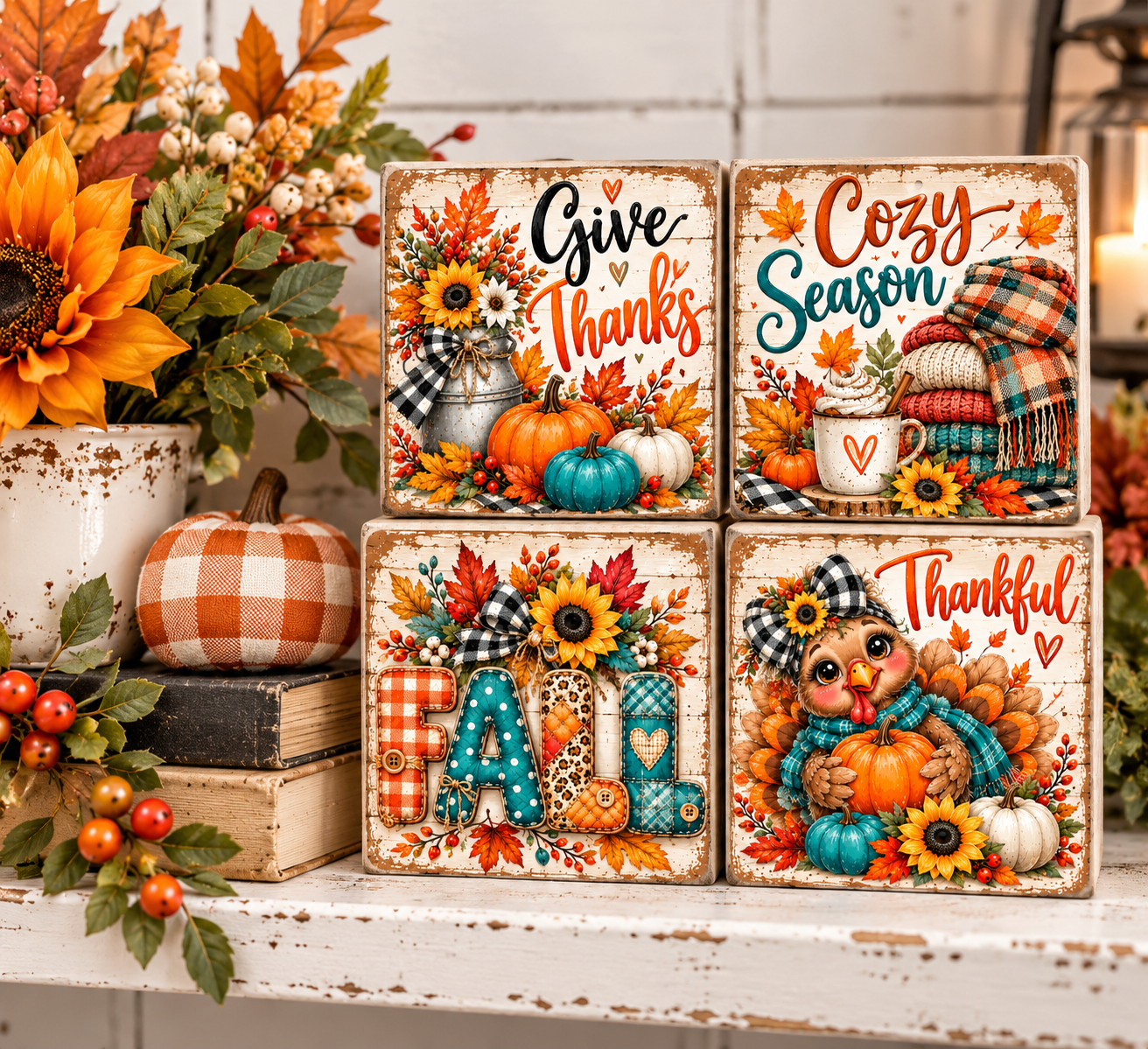 Rustic Fall Gratitude Shelf Decor.png