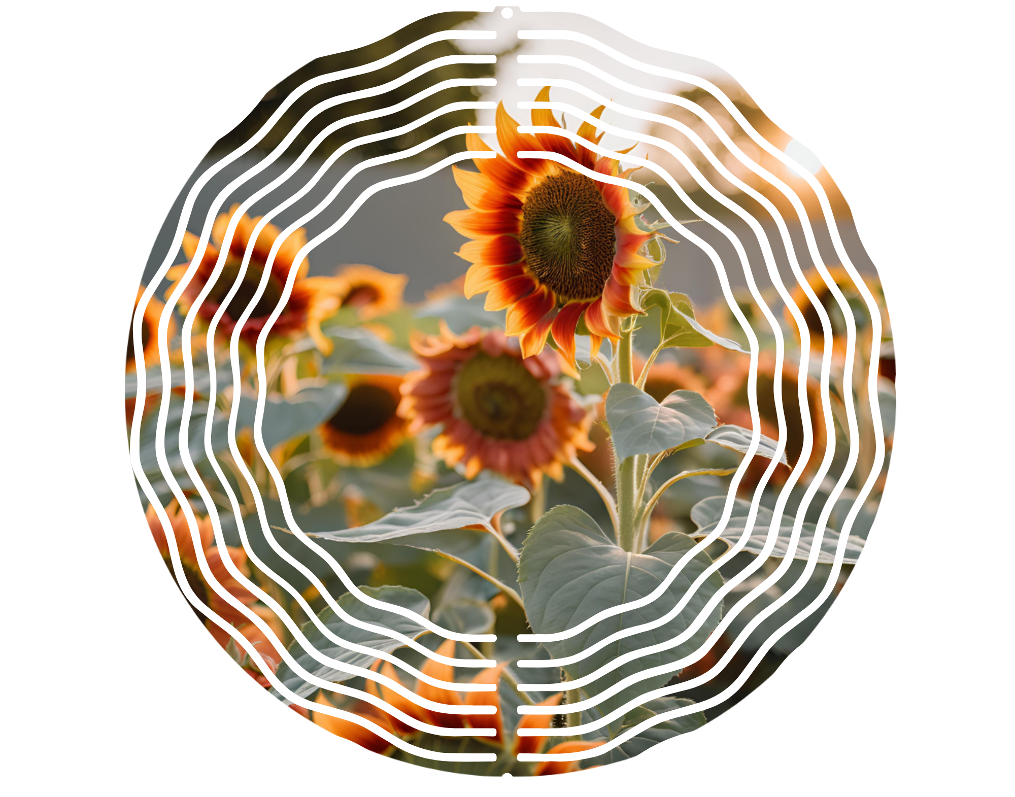 Sunflower 10 inch wind spinner